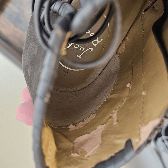 Jack Rogers Nubuck Ankle Boots Reagan Women's Gray Size 9M - Picture 6 of 7